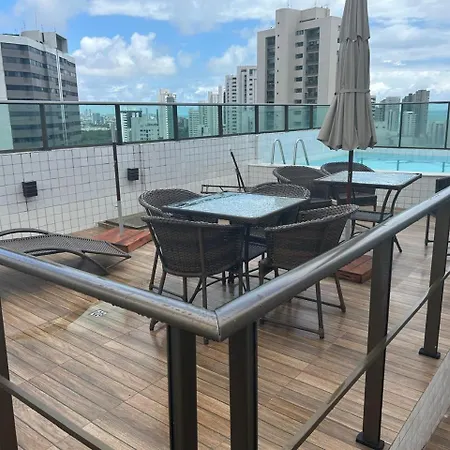 Flat Boa Viagem -500 M Praia - Golden Style Recife Exterior foto