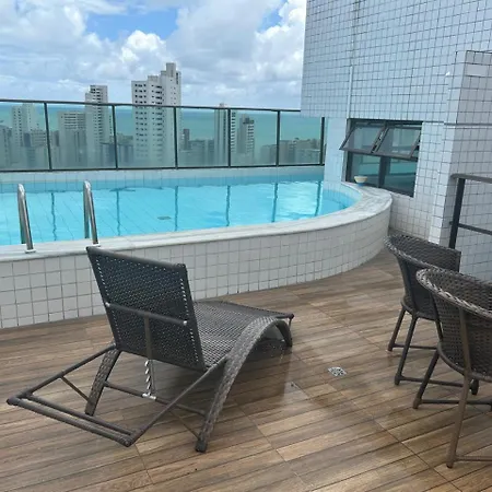 Flat Boa Viagem -500 M Praia - Golden Style Recife Exterior foto